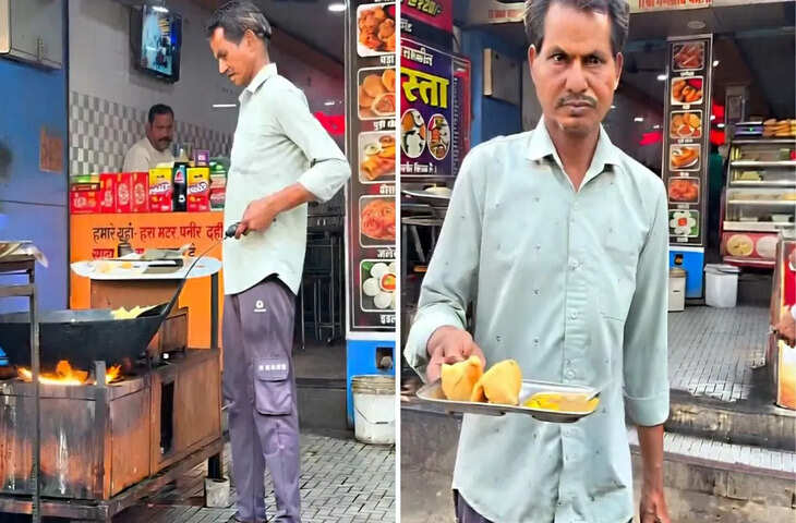 वायरल वीडियो में स्ट्रीट फूड विक्रेता की संदिग्ध हरकत, स्वच्छता पर उठे सवाल
