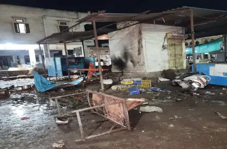 Jodhpur में फल-सब्जी मंडी की कैंटीन में सिलेंडर फट गया