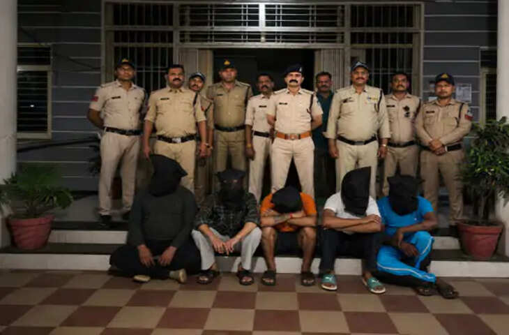 सिवनी में पुरानी रंजिश बनी मारपीट की वजह: कचहरी चौक से पांच आरोपी गिरफ्तार