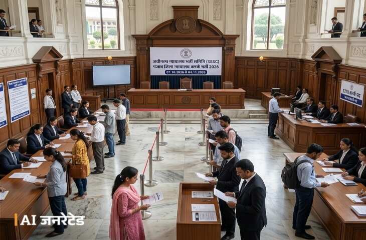 SSSC Clerk Recruitment 2026: पंजाब जिला अदालतों में क्लर्क के 1270 पदों पर भर्ती, 4 नवंबर तक करें आवेदन