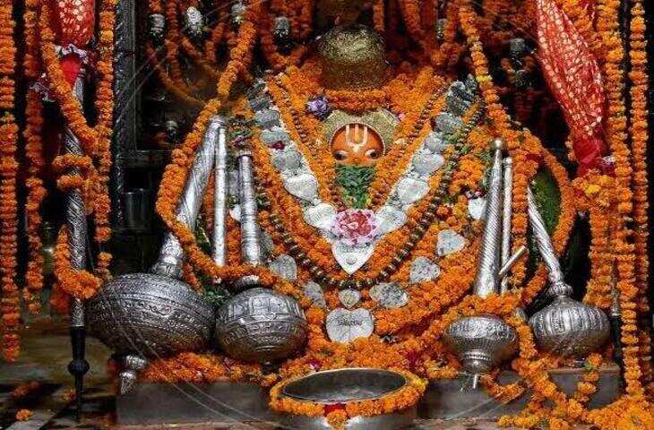 श्री हनुमान चालीसा परिवार की रथयात्रा में सजे मेहंदीपुर बालाजी, सालासर बालाजी और बड़ा हनुमान मंदिर के आकर्षक स्वरूप