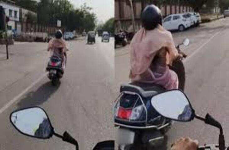 स्कूटी पर लाद दिया पूरा घर! शख्स का कारनामा देख लोगों ने पकड़ लिया माथा