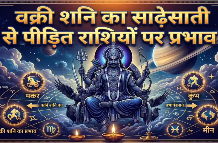 Shani Vakri Effect on Sadesati: जुलाई में वक्री होंगे शनि, साढ़ेसाती से पीड़ित राशियों पर कैसा पड़ेगा असर?
