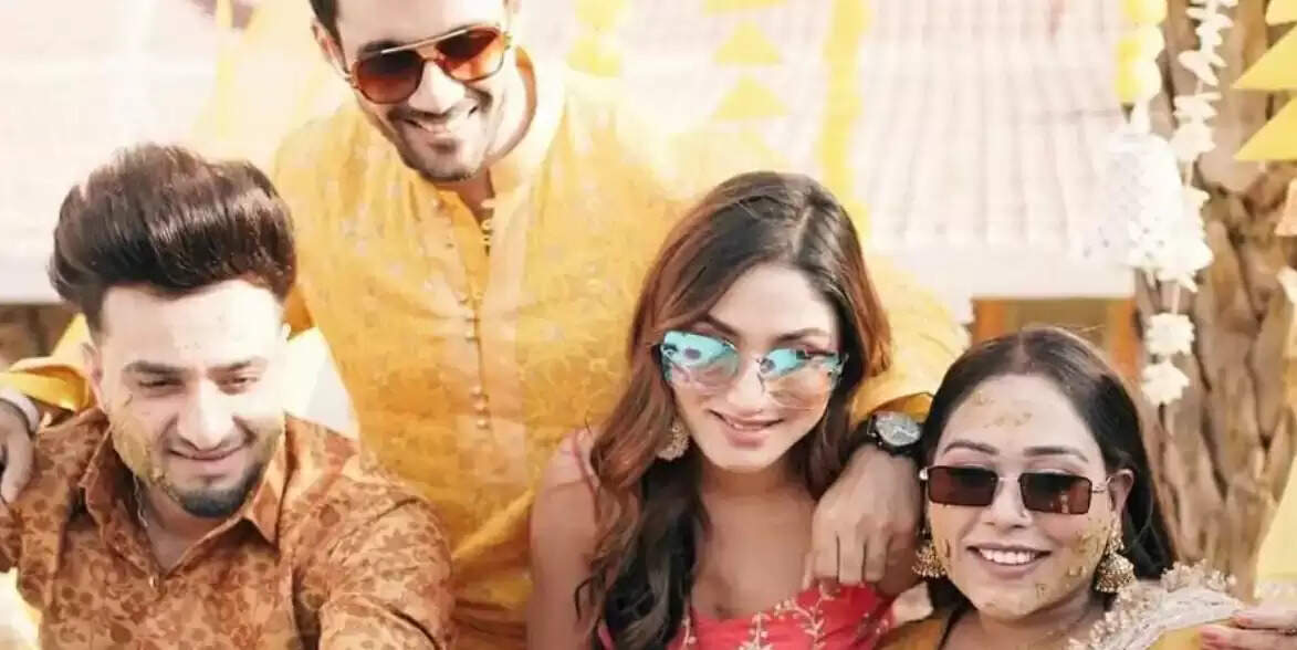 Afsana Khan And Saajz Pre wedding Functions Begin With Haldi