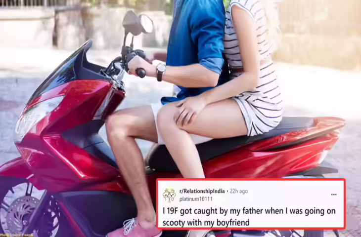 स्कूटी पर बॉयफ्रेंड के साथ जा रही थी लड़की, पीछे से आ गए 'पुलिस पापा', 'रैपिडो वाला' बता दो कहने पर किया खुलासा
