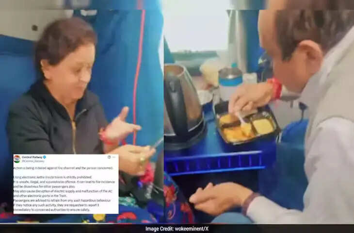 ट्रेन में मैगी बनाती महिला का Video वायरल, रेलवे ने तुरंत लिया एक्शन, कहा- ये मजाक नहीं बड़ा खतरा है...