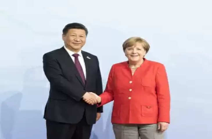 Xi, Merkel ने संबंधों, बहुपक्षीय सहयोग पर बात की