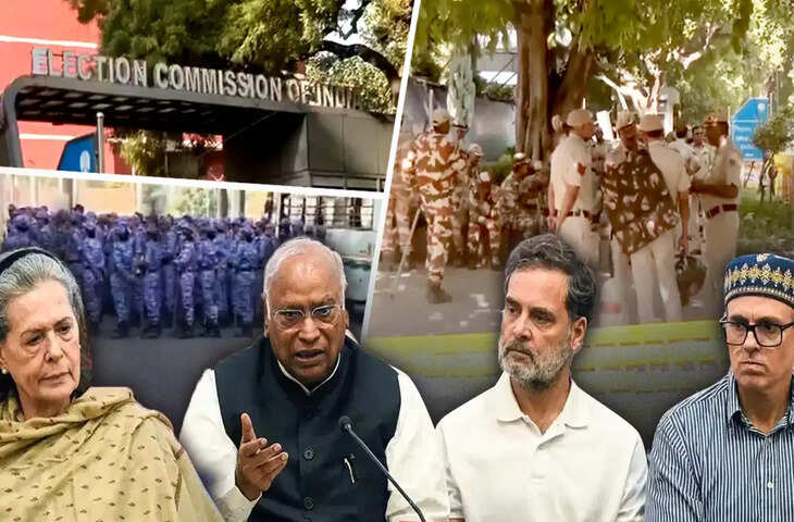 संसद से चुनाव आयोग मुख्यालय तक SIR के खिलाफ INDIA ब्लॉक का हल्लाबोल, चप्पे-चप्पे पर सुरक्षा बल तैनात