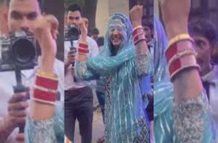 भाभी ने देवर की शादी में उड़ाया गर्दा! बग्घी पर चढ़कर किया धुआंधार डांस, यहाँ देखे वायरल क्लिप 