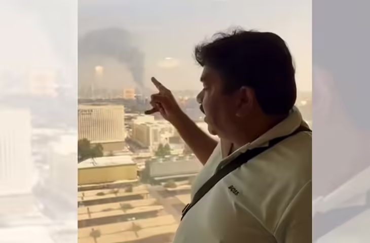 संजय शुक्ला ने दिखाया दुबई का खौफनाक मंजर, कहा&mdash;&lsquo;पीछे बम गिर रहे हैं प्रधानमंत्री जी हमें यहाँ से निकालो....'&nbsp;