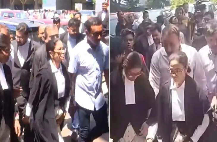 वीडियो में देखें! ममता काला कोट पहनकर कलकत्ता हाईकोर्ट पहुंचीं, चुनावी हिंसा से जुड़े मामले में उठाए सुरक्षा और निष्पक्ष जांच के सवाल