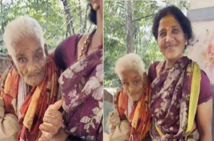 पोती के बिखरे बाल देख दादी का छलका प्यार, हॉस्टल की जाली के पार यूं संवारे बाल,देख हो जाएंगे भावुक