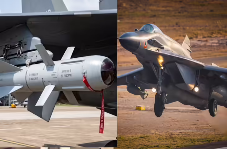 MiG-29 लड़ाकू विमान अब और भी खतरनाक, ASRAAM मिसाइल के साथ दुश्मन की हवा में ही ख़त्म, जानिए ताकत&nbsp;