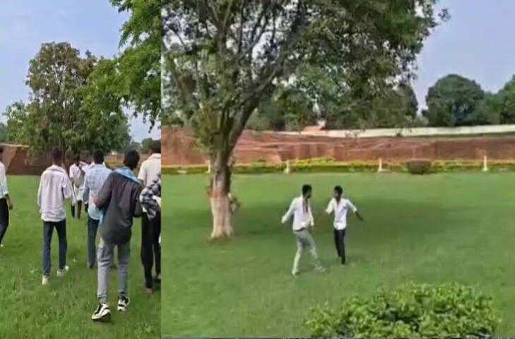 नालंदा खंडहर परिसर में सुरक्षा गार्ड और युवक के बीच मारपीट, वायरल वीडियो से मचा हड़कंप
