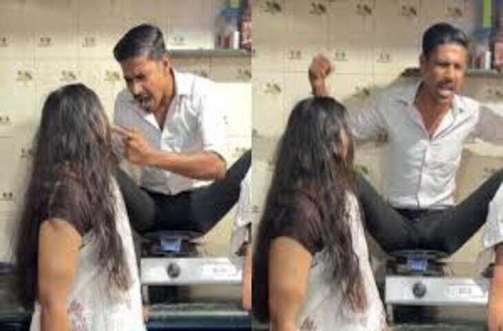 तेज तूफान के बीच मौत को छूकर लौटी महिला, वीडियो देख सहम गए लोग