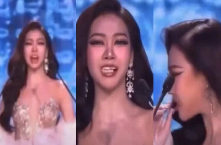 भरी महफ़िल में जमीन पर गिर पड़े रैंप वॉक करती मॉडल के दांत, फिर जो हुआ उसका वीडियो देख उड़ जाएंगे होश&nbsp;