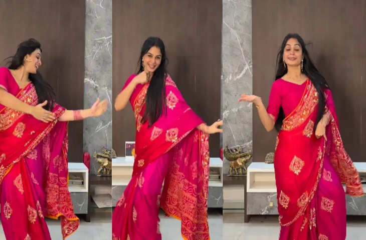 'चुनरी चुनरी' गाने पर साड़ी पहनकर महिला ने लगाए जबरदस्त ठुमके, डांस के मूव्स और एक्सप्रेशन देखकर देखते रह गए लोग- VIDEO VIRAL