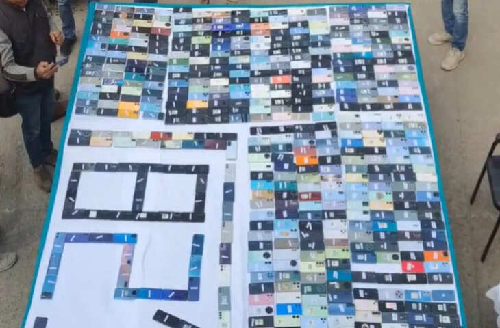 पुलिस की बड़ी कार्रवाई: अंतरराज्यीय मोबाइल चोरी गिरोह का भंडाफोड़, 821 मोबाइल बरामद, 6 आरोपी गिरफ्तार