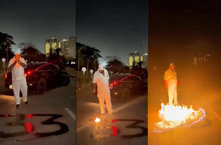 बर्थडे सेलिब्रेशन बना विवाद, सड़क पर आग लगाने का वीडियो वायरल, आरोपी गिरफ्तार