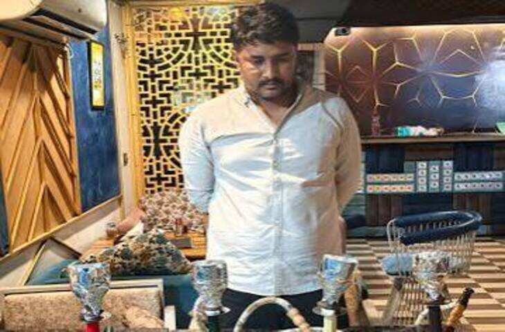 जयपुर में अवैध हुक्का बार पर पुलिस की कार्रवाई, वीडियो में देंखे कैफे डिओना से 4 हुक्के और चिलम जब्त; संचालक गिरफ्तार
