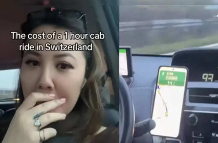 एक घंटे की टैक्सी यात्रा में महिला को लगा 30 हजार का चूना,&nbsp;अमेरिकन इन्फ्लुएंसर का वीडियो वायरल&nbsp;