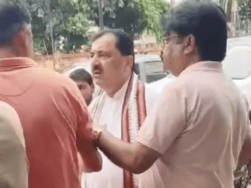 मुरादाबाद में भाजपा और शिवसेना जिलाध्यक्ष के बीच विवाद, गाली-गलौज का वीडियो वायरल