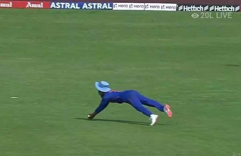 Ravindra Jadeja again showed quickness like a leopard, caught a surprising catch, see viral video