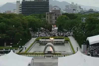 Japan ने हिरोशिमा बमबारी की 77वीं वर्षगांठ मनाई !