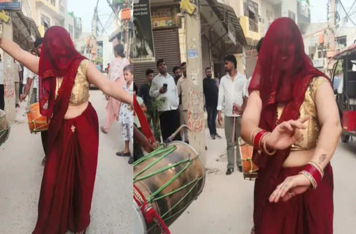 बीच सड़क महिला का देसी अंदाज में डांस वायरल, आत्मविश्वास देख लोग बोले- &lsquo;कमाल कर दिया&rsquo;