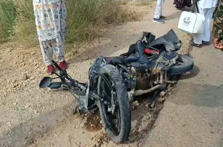 जैसलमेर में भीषण सड़क हादसा, बस ने बाइक सवार को मारी जोरदार टक्कर, मौके पर ही दर्दनाक मौत&nbsp;
