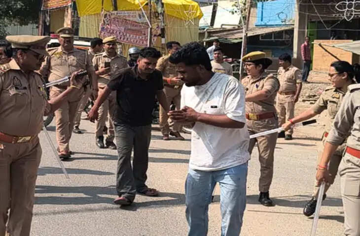प्रतापगढ़ में पुलिस चौकी के पास छात्रा से छेड़खानी, बाइक सवार दो आरोपी गिरफ्तार; CCTV से हुई पहचान
