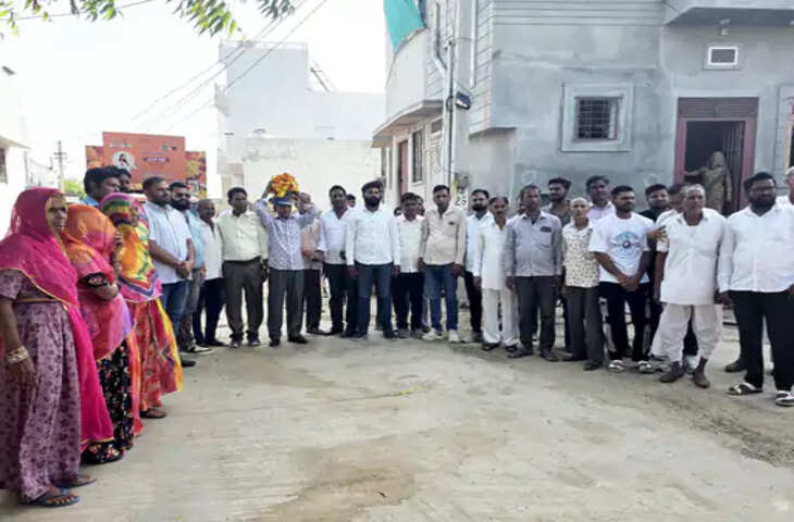 डेगाना में कलश वंदन यात्रा निकली:गुरु रविदास महाराज के संदेशों का किया प्रचार, &lsquo;सबमें एक ही ज्योति है&rsquo; का संदेश दिया