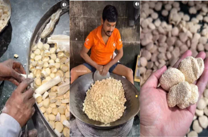 मशीन नहीं, देसी जुगाड़! रेवड़ी बनाने के वायरल वीडियो ने खोल दिए मिठाई बनाने के सारे राज