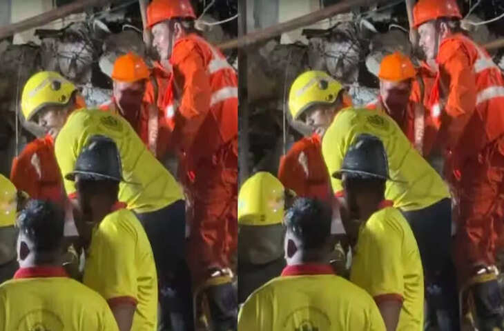 विरार में 4 मंजिला इमारत का हिस्सा गिरा, मलबे में 15 से 20 नागरिकों के फंसे होने की आशंका, दिल दहलाने वाली घटना