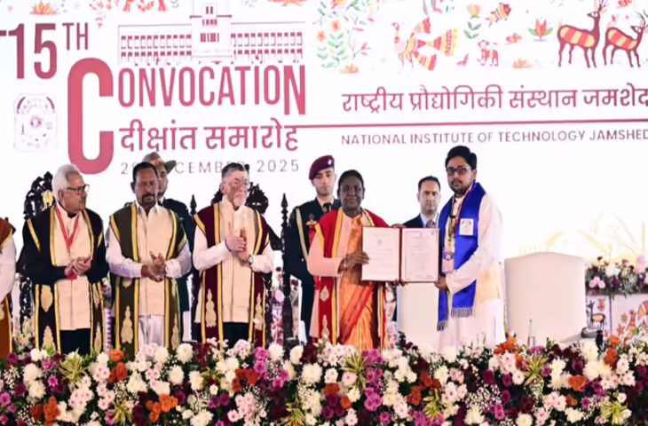 '2047 तक विकसित भारत के लिए शोध-नवाचार जरूरी', NIT जमशेदपुर के दीक्षांत समारोह में बोलीं राष्ट्रपति