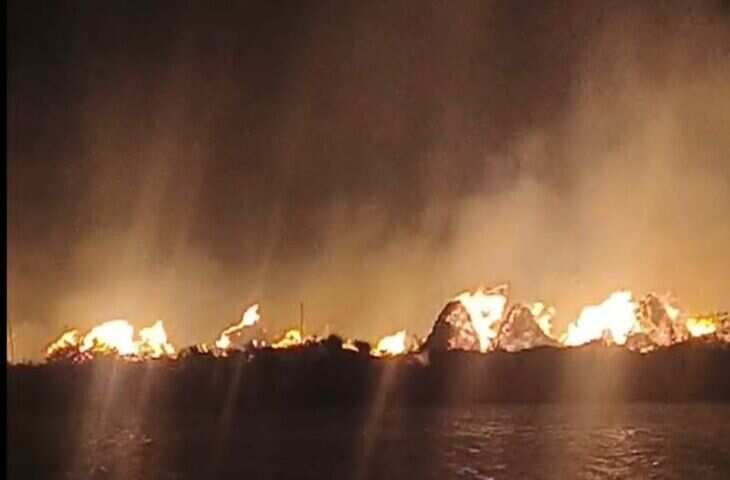 कुरुक्षेत्र, सिरसा के गांवों में तेज हवाओं से लगी भीषण आग