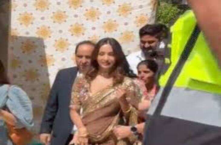 जयपुर में मलाइका अरोड़ा ने किया शोरूम का उद्घाटन, वीडियो में देंखे डिजाइनर कलेक्शन को सराहा