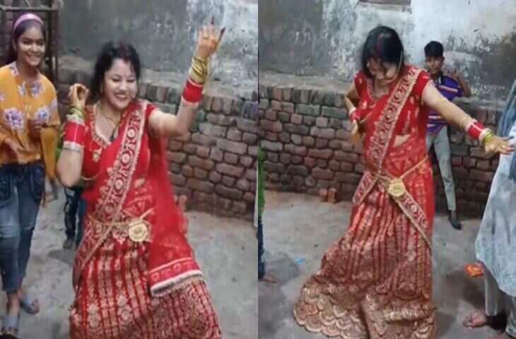 शादी के मंच पर दुल्हन का धमाकेदार परफॉर्मेंस, डांस देख ससुराल वाले भी रह गए हैरान&nbsp;