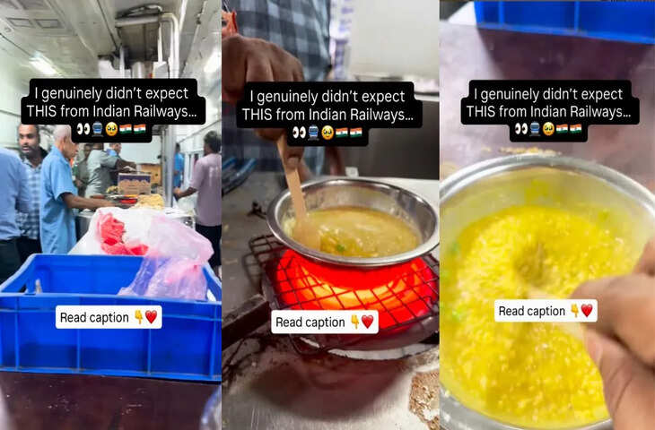 वाह बहुत खूब! ट्रेन के पैंट्री स्टाफ ने 2 साल के बच्चे के लिए झटपट बनाया ओट्स, मां ने शेयर किया Video; मिलीं तारीफें