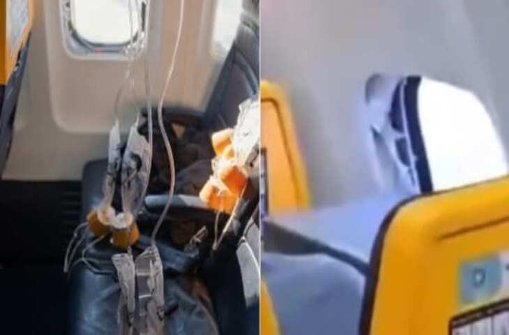 हवा में उड़ते विमान में बड़ा हादसा! खिड़की अलग होते ही बाहर की ओर खिंच गया यात्री, सीट बेल्ट बनी जिंदगी की ढाल