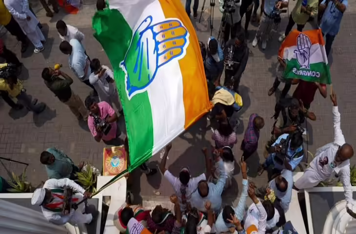 Karnataka Election 2023 कांग्रेस 124 सीटों पर बढ़त के साथ निर्णायक जनादेश के लिए तैयार है