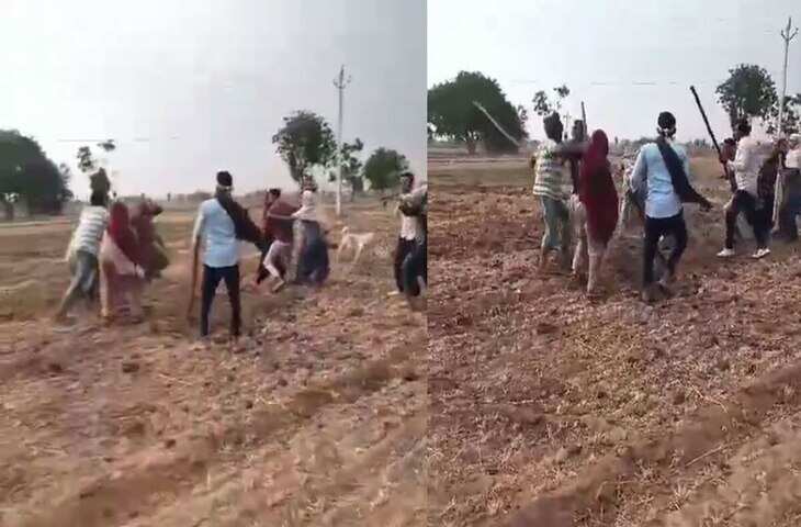 अलवर में पारिवारिक विवाद बना खूनी संघर्ष, वीडियो में देखें पिता और 5 बेटों में लाठियां चलीं, 2 घायल, बहू का आरोप ससुर ने पूरी जमीन बेच दी