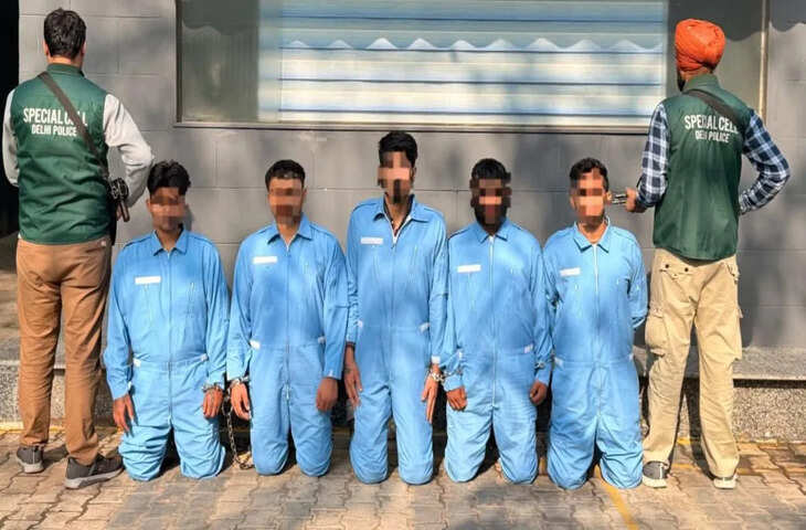 लॉरेंस बिश्नोई गैंग के 5 शूटर अरेस्ट, 3 बड़े हत्याकांड में थे शामिल, सोशल मीडिया पर भी ली थी जिम्मेदारी