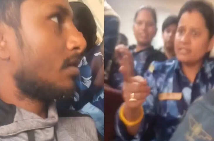 बिहार में ट्रेन में सीट विवाद का वीडियो वायरल, महिला पुलिसकर्मी पर थप्पड़ मारने का आरोप