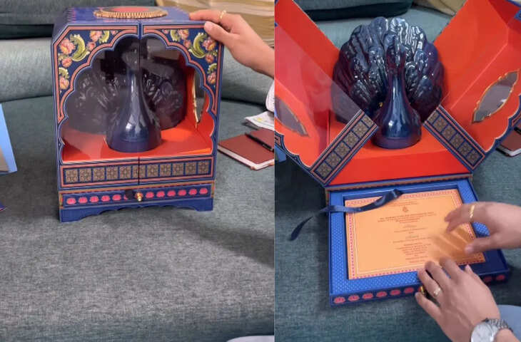 सोशल मीडिया पर वायरल हुआ ये अतरंगी वेडिंग कार्ड, वीडियो देख लोग बोले - &lsquo;पूरा पैसा बर्बाद&rsquo;