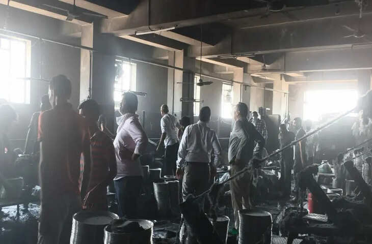 वीडियो में देखें जोधपुर में स्टील फैक्ट्री में केमिकल में आग, दमकल की तत्परता से टला बड़ा हादसा