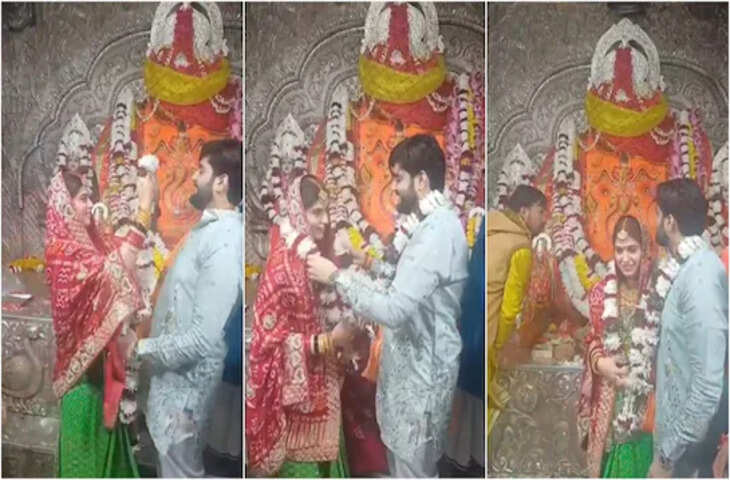 खजराना मंदिर के गर्भगृह में एंट्री लेकिन विधायक के बेटे ने रचाई शादी, वीडियो देख लोग बोले - &ldquo;पैसा है तो सब हो सकता है&rdquo;