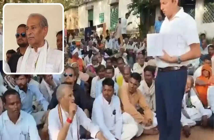 आदिवासी किसान का ट्रैक्टर जब्त होने पर धरने पर बैठे BJP विधायक, 200 से ज्यादा ग्रामीण पहुंचे वन विभाग कार्यालय