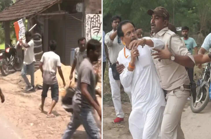 वोटिंग के दौरान बंगाल में हिंसा चरम पर! हुमायूं कबीर की कार तोड़ी, सुवेंदु सरकार को पीटा