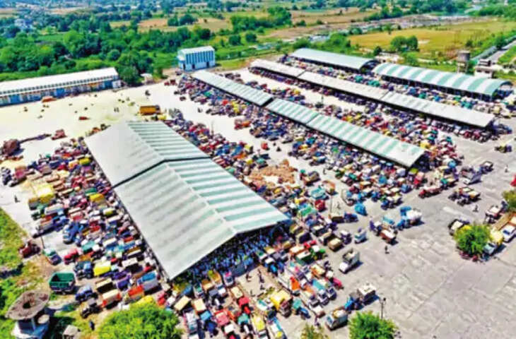 खंडवा में किसानों का हंगामा, एक घंटे तक रोकी सोयाबीन की नीलामी; 1800 वाहन की आवक से 800 रुपए प्रति क्विंटल गिरा भाव